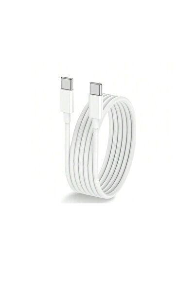 Choice 1 متر 1 قطعة كابل أبيض USB C إلى Type C متعدد الألوان PD كابل شحن سريع...