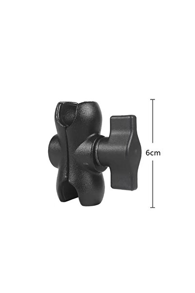 Choice 6cm Aluminum Alloy Double Socket Arm for 25mm/1 Inch Ball Head Holder Mount 6/9.5/15cm Clamp for Bic