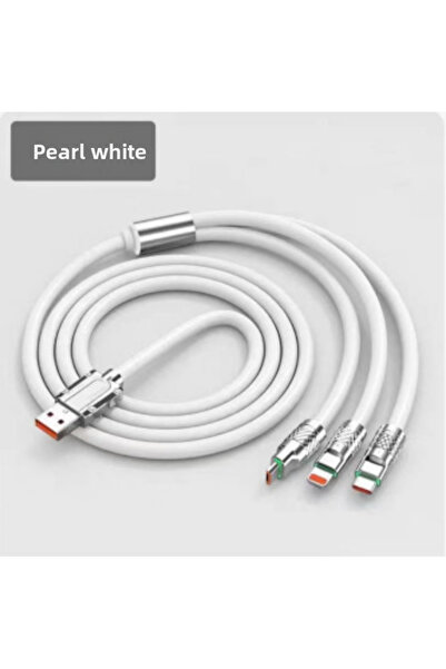 Choice 4 3 في 1 كابل USB 6A 120W كابل USB شحن سريع سلك البيانات لأجهزة iPhone...