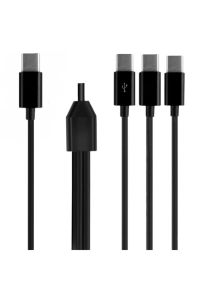 BSN Choice 2m 1 to 3 USB 2.0 Type type-c to 2/3/4/6 type-c Male Splitter Y Da...