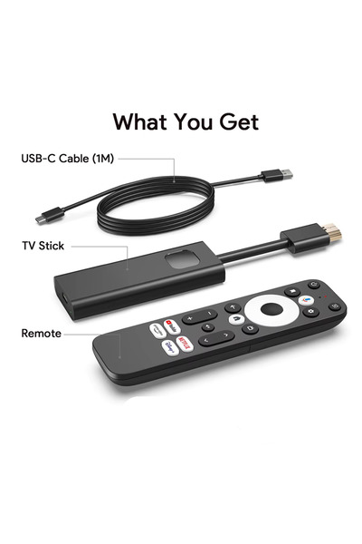 Choice 2GB 16GB UBISHENG GD1 Google certified Android 11 4K BT Voice Remote S...