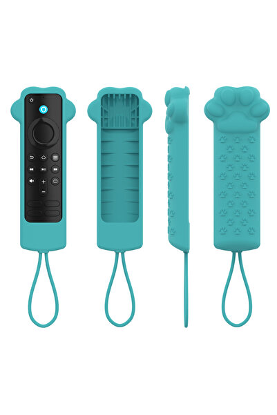 Choice for Fire TV Stick Blue 1pc Cat Paw Silicone Remote Control Cover Case ...