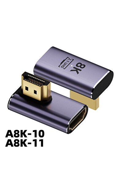Choice A8K--10 8K HDMI-compatible Extender Adapter 90 Degree Male To Female Converter 4K 120Hz UHD2.1 Elbow