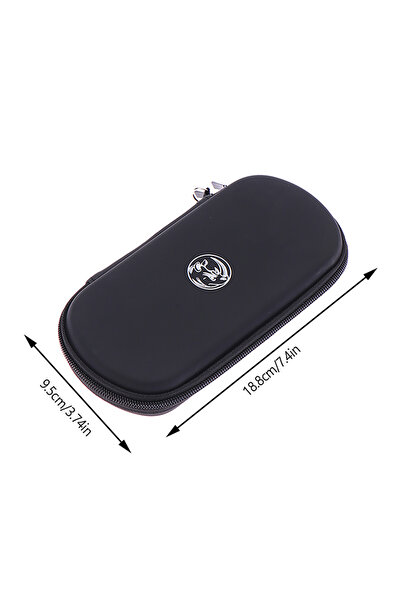 KOQZM حقيبة حمل صلبة من مادة إي في إيه باللون الأسود لجهاز الألعاب PSP 1000 2...