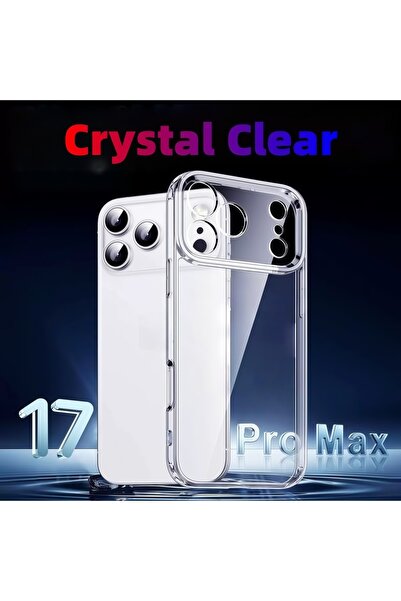 Choice جراب هاتف شفاف مقاوم للصدمات من مادة TPU لهاتف iPhone 17 Pro Max
