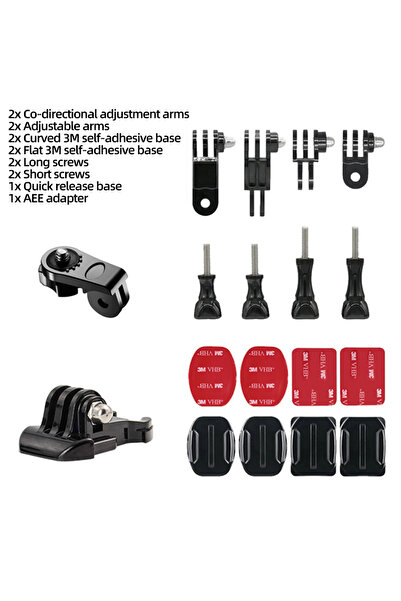 Choice برغي قاعدة محول ذراع الضبط باللون الأبيض لكاميرا GoPro Hero 13 12 11 1...