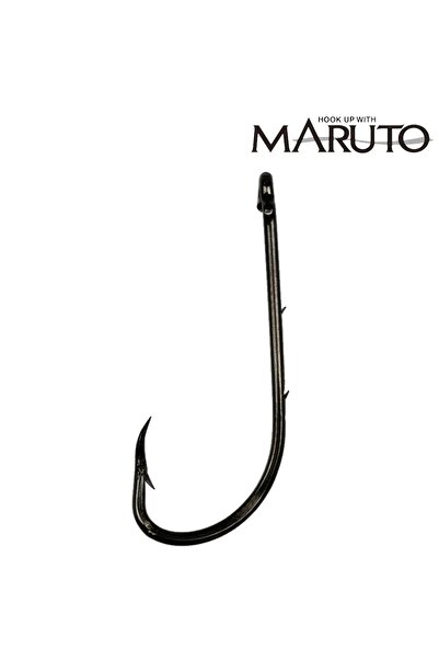 MARUTO DS4340 Reversed Ringed Olta İğnesi Black Nickel-NO:1/0