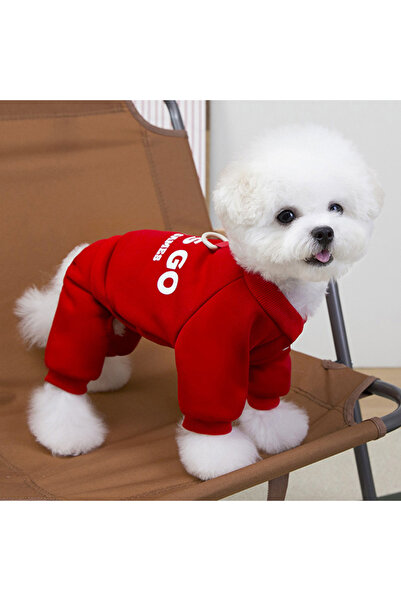 Choice معطف شتوي دافئ للكلاب الصغيرة والمتوسطة الحجم، لون أحمر، ملابس للجراء،...