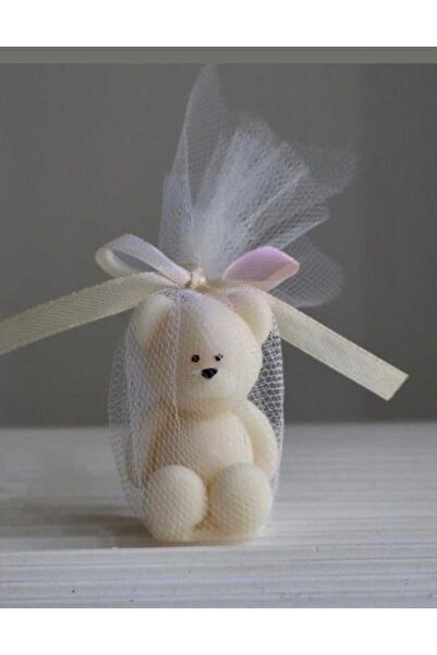 ENAM شموع دببة ملونة مصنوعة يدويًا هدية (10 قطع) خيارات الألوان المطلوبة