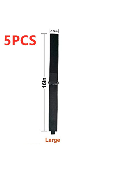 Choice 5PCS L Cord Organizer Holder with Triangle Buckle Wire Manager Power Cord Management Nylon Heavy Cor