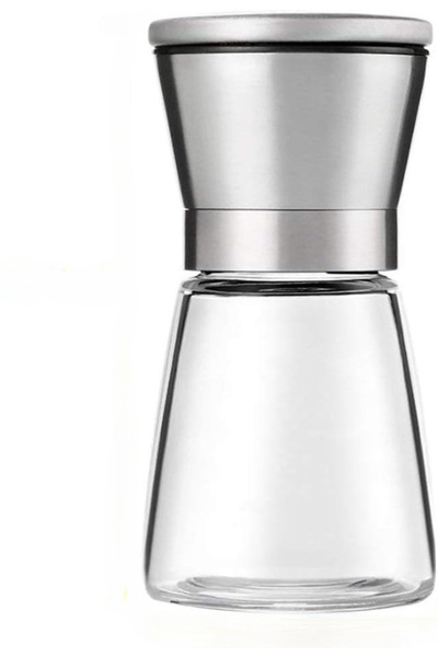 Choice مطحنة قصيرة 1 قطعة مطحنة ملح وفلفل يدوية لطحن القهوة ومسحوق التوابل ال...