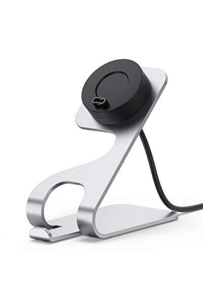 Choice Silver Charger Holder for Venu2 2S 3S Sq/Sq Music Vivoactive 3 4 4S Ca...