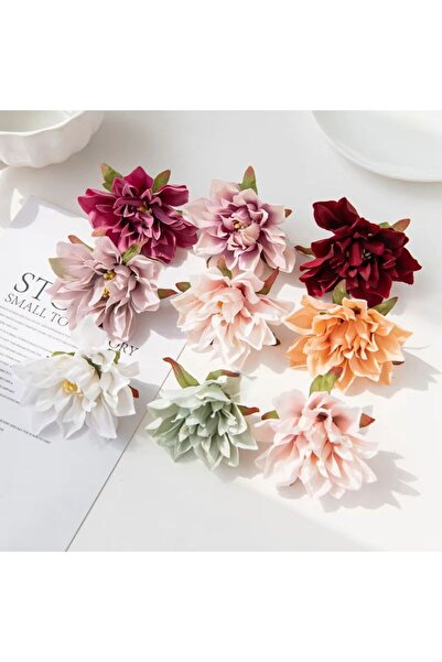 Choice 10 قطع ملونة 10 10/20 قطعة زهور صناعية من الحرير أقحوان غرفة المنزل مز...