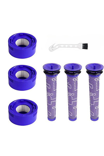 Choice مجموعة من 3 مرشحات مسبقة ومرشحات لاحقة بديلة لمكنسة دايسون V7 V8 اللاس...