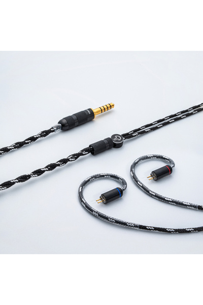 Yongse كابل سماعة أذن قصير 4.4 مم ثنائي السنون من النحاس أحادي البلورة 6N من ...