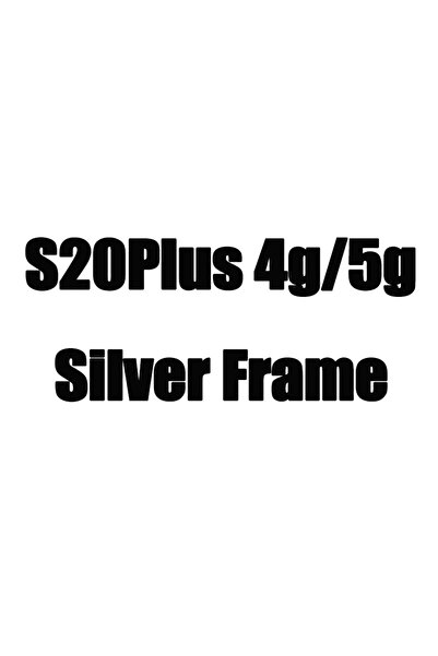 Choice شاشة AMOLED بإطار فضي لهاتف S20 Plus، متوافقة مع شبكات الجيل الرابع وا...