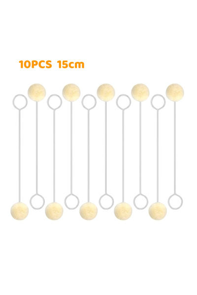 Choice7 10pcs 15cm Zxiixz 10/30/50pcs Leather Wool Balls Painting Brush Assis...