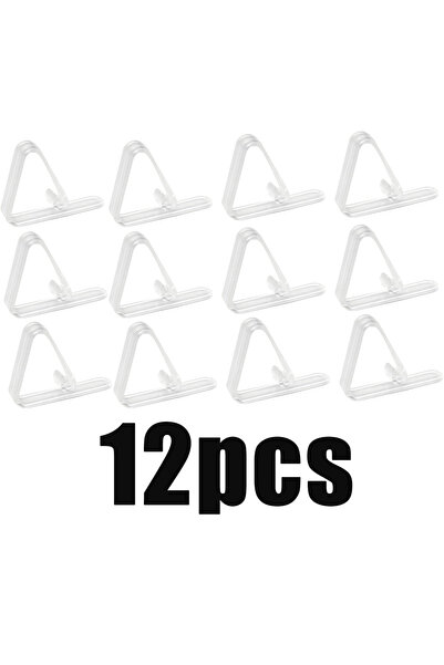 Choice Clear 12pcs 6/12/24pcs Clear Tablecloth Clips Plastic Windproof For Ho...