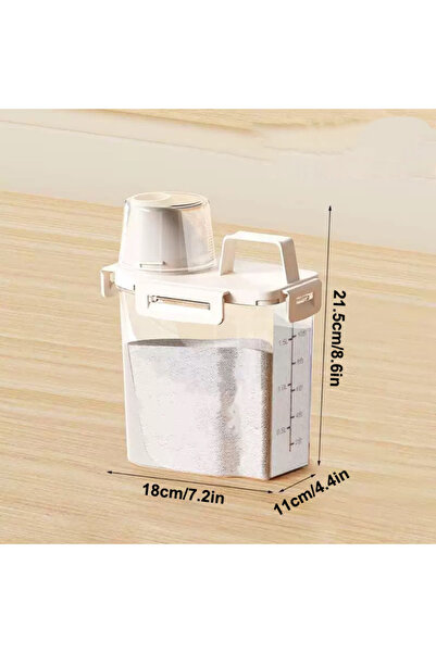 Choice 1.5L 1PC sealed storage container 2.5L portable food storage box with lid suitable for storing grain