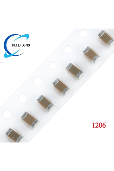 Choice15 100 قطعة مكثف سيراميكي SMD 10 ميكروفاراد 25 فولت 1206 3216، متوفر بأ...