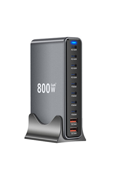 Choice EU EU 800W GaN Charger USB C Fast Desktop 10-port USB Type C PD3.1 Cha...
