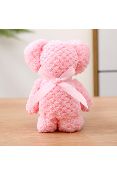 Choice 6 قطع وردية اللون، 6 قطع منشفة يد مخملية ناعمة على شكل دب لطيف، هدايا ...