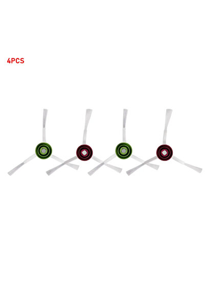 Choice 4 قطع فرشاة جانبية لـ Ecovacs Deebot X1 OMNI/TURBO، T10 OMNI/TURBO/X1S...