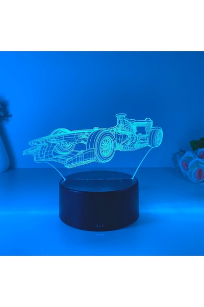 Choice 7 ألوان 1 قطعة سيارة رياضية نموذجية ثلاثية الأبعاد ضوء ليلي، واجهة USB...