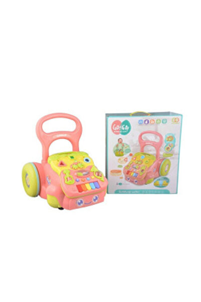 Toy Multifunctional baby walker with activity center and adjustable height