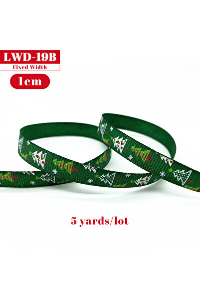 Choice 5 ياردات LWD-19B 5 ياردات لكل مجموعة شرائط Grosgrain ذات طابع عيد المي...