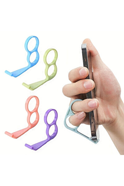 Choice1 9 قطع بألوان عشوائية 9/3 قطع/مجموعة قبضة الهاتف المحمول حامل حلقة إصب...