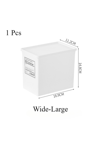 Choice Wide 1 Pcs Washing powder storage box with lid, plastic drawer, cabinet, separate box, flip cover, d