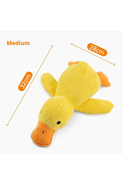 Choice لعبة دمية بطة متوسطة الحجم للحيوانات الأليفة لعبة دمية بطة مهدئة لعبة ...