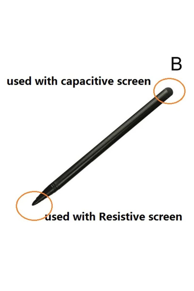 Choice 1 قطعة سوداء 1-3 قطع قلم شاشة عالمي مزدوج الاستخدام لجهاز iPad Stylus لأجهزة Android اللوحية والهواتف