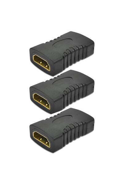 Choice 3pcs 1/2/3PCS 4K HDMI-compatible Extender Female To Female Converter Extension Cable Adapter For Mon