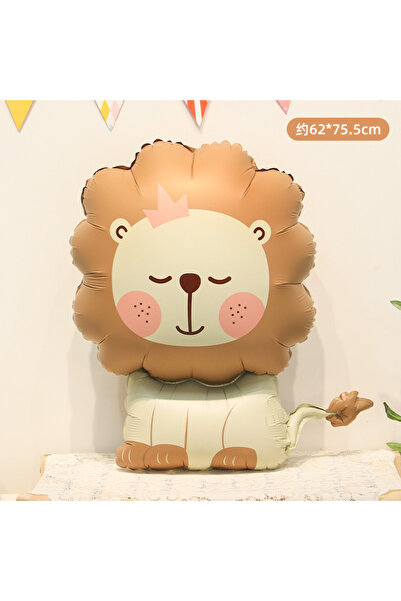 Choice Other Matte-Lion-Brown Matte Cartoon Super Cute Animal Shaped Ballons,...