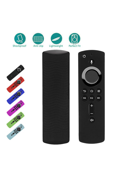 Choice Black Protective Silicone Case Fit for Alexa Fire TV Stick Remote Cont...