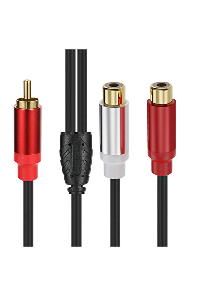 Choice مقسم كابل RCA ذكر إلى أنثى بطول 30 سم، محول قابس سلك صوت من ذكر إلى أن...
