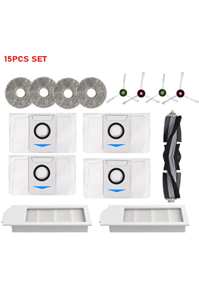 Choice مجموعة من 15 قطعة لـ Ecovacs Deebot X1 OMNI/TURBO، T10 OMNI/TURBO/X1S ...