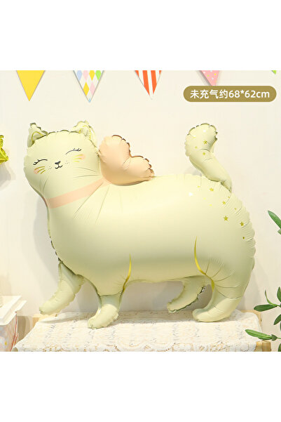 Choice بالونات أخرى غير لامعة على شكل قطة كرتونية لطيفة للغاية على شكل حيوان،...