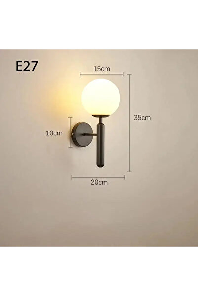 Choice Black LED Nordic Wall Light Indoor For Hotel Bathroom Bedroom Bedside ...