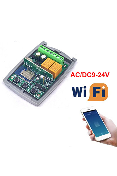 Choice جهاز استقبال بوابة باب المرآب Tuya WIFI أرجواني، ثنائي القناة، 433 ميجاهرتز، 433.92 ميجاهرتز، رمز ثابت عالمي متحرك