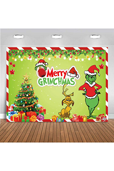 Miniso خلفية أخرى 1.8 × 1.2 متر، قطعة واحدة من زينة حفلات أعياد الميلاد من G&Grinches، أدوات مائدة للاستخدام مرة واحدة، أكواب، بالونات