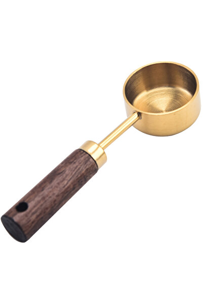 Choice ملعقة قياس ذهبية من الفولاذ المقاوم للصدأ سعة 15 مل، ملعقة كبيرة، مغرف...