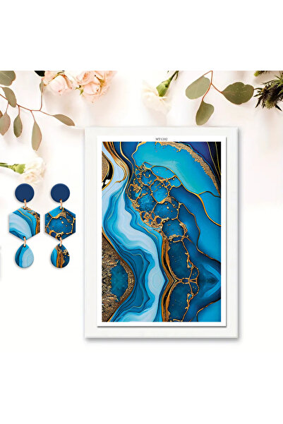 Choice 8 ورق نقل طين البوليمر، زهور/مجردة، سائل/هندسة/موضوع عيد الميلاد، قابل...