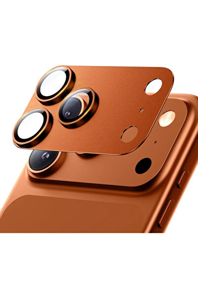 Choice واقي عدسة الكاميرا لهاتف iPhone 17ProMax برتقالي لهاتف iPhone 17 Pro M...