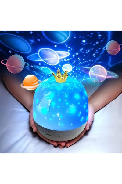 Choice Crown Spin Kids Night Light Projector for Kids Room15 Films Projector ...