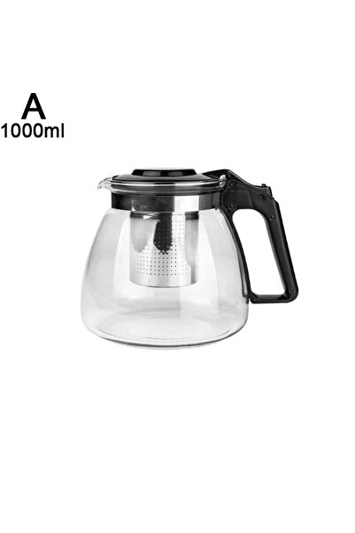 Choice إبريق شاي زجاجي مقاوم للحرارة سعة 1/2 لتر، غلاية بوير، ملابس شاي الكون...