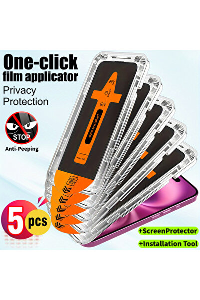 Choice11 iPhone 15 Anti Peeping 5 Pieces NNBILI 5pcs Privacy Protective Film ...