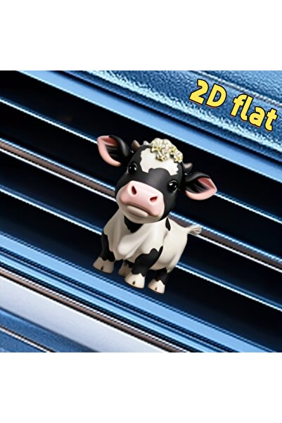 Choice بقرة 1 قطعة بقرة لطيفة من الأكريليك مناسبة لفتحات تهوية السيارة، مشبك ...